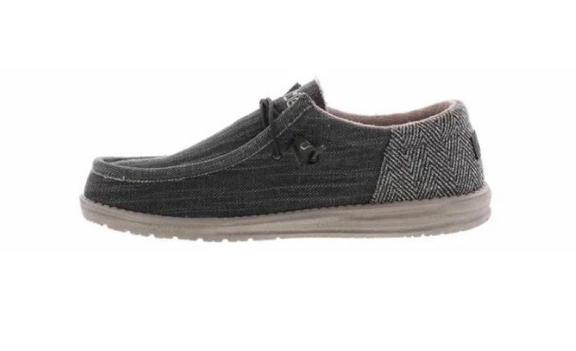 Hey Dude Herringbone Wally Funk Mens Casual Shoes 110418801