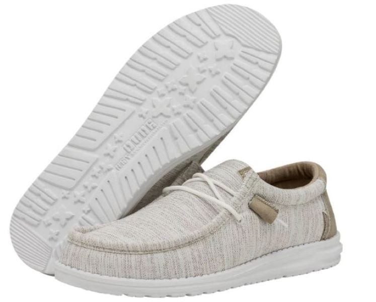 Hey Dude Ivory Coast Wally Ascend Woven Men's Casual Shoes 40002-1JU