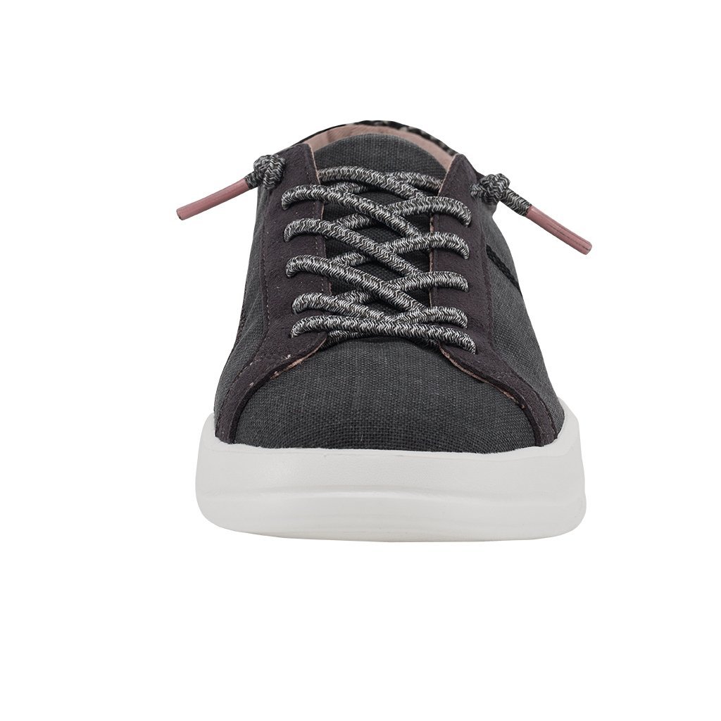 Hey Dude Jet Black Karina Ladies' Sneakers 121974935