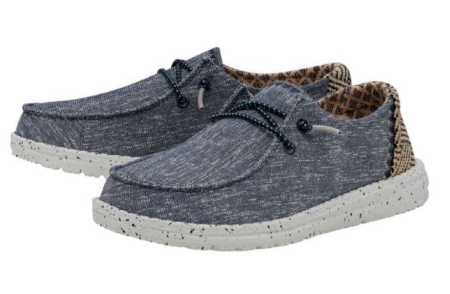 Hey Dude Lapis Blue Wendy Chambray Woven Women's Casual Shoes 40059-4MG