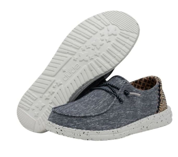 Hey Dude Lapis Blue Wendy Chambray Woven Women's Casual Shoes 40059-4MG