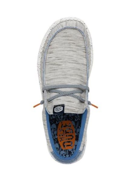 Hey Dude Light Grey Wally Jersey Men's Casual Shoes 40169-007