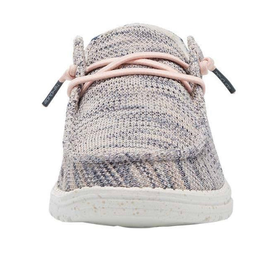 Hey Dude Light Pink Wendy Sox Classic Ladies Casual Shoes 121925034