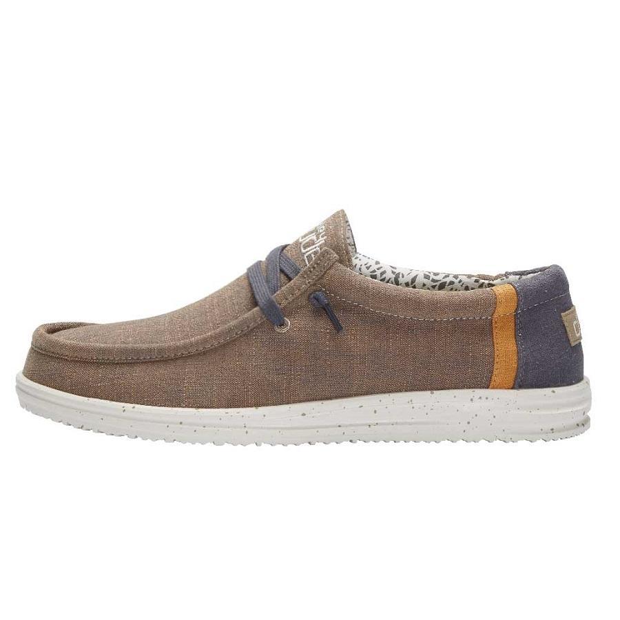 Hey Dude Natural Beige Wally Free Mens Casual Shoes 112270562