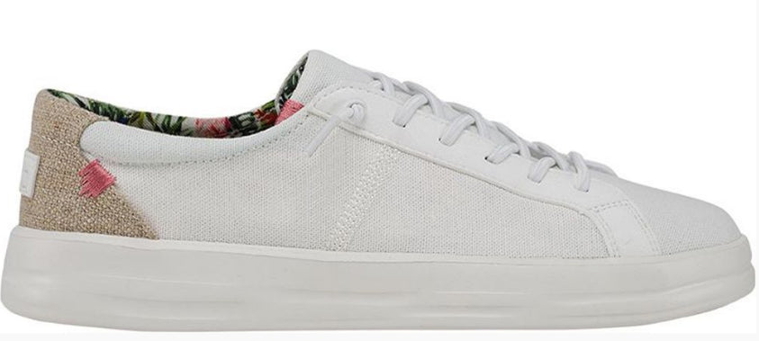 Hey Dude Natural Coconut Karina Ladies White Shoes