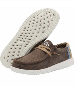 Hey Dude Natural Cub Wally Free Natural Mens Casual Shoes 112271548