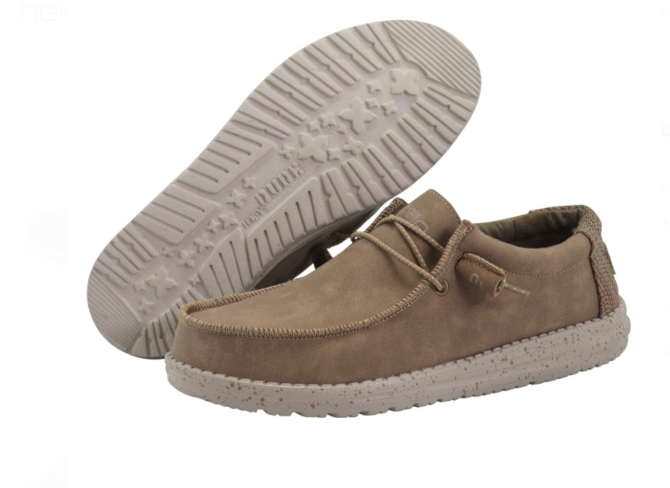 Hey Dude Nut Wally Recycled Leather Mens Casual Shoes 150201622