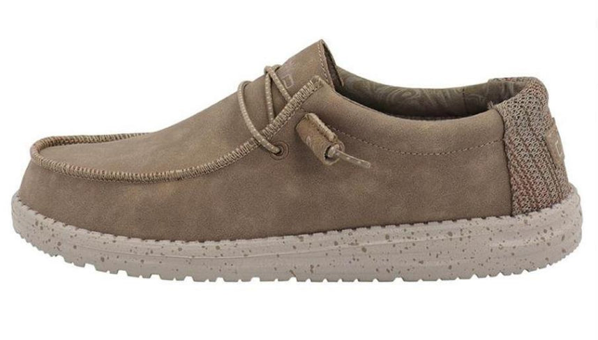 Hey Dude Nut Wally Recycled Leather Mens Casual Shoes 150201622