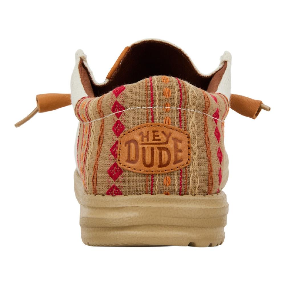 Hey Dude Off White Wally Funk Vintage Blanket Men's Casual Shoes 40680-1LB