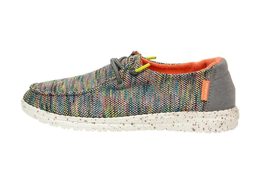 Hey Dude Peacock Pink Wendy Sox Womens Casual Shoes 121928341