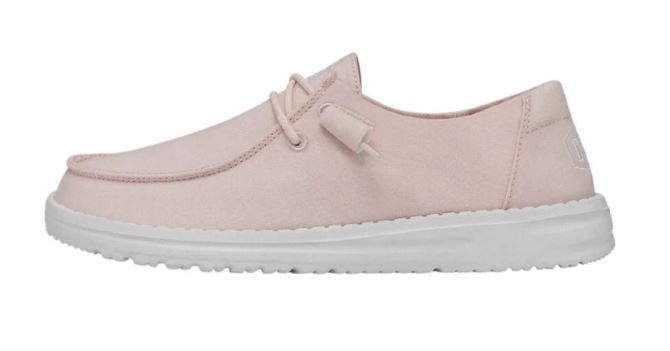 Hey Dude Pink Wendy Slub Canvas Womens Casual Shoes 40063-680