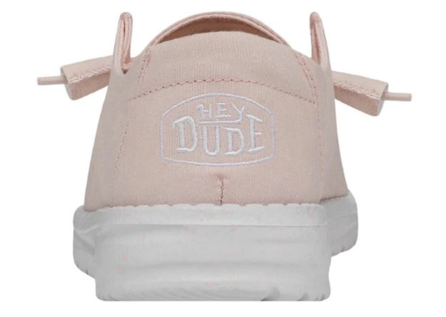 Hey Dude Pink Wendy Slub Canvas Womens Casual Shoes 40063-680