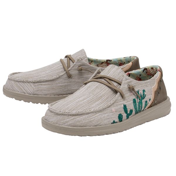 Hey Dude Rodeo Cactus Wendy Western Womens Casual Shoes 122138365