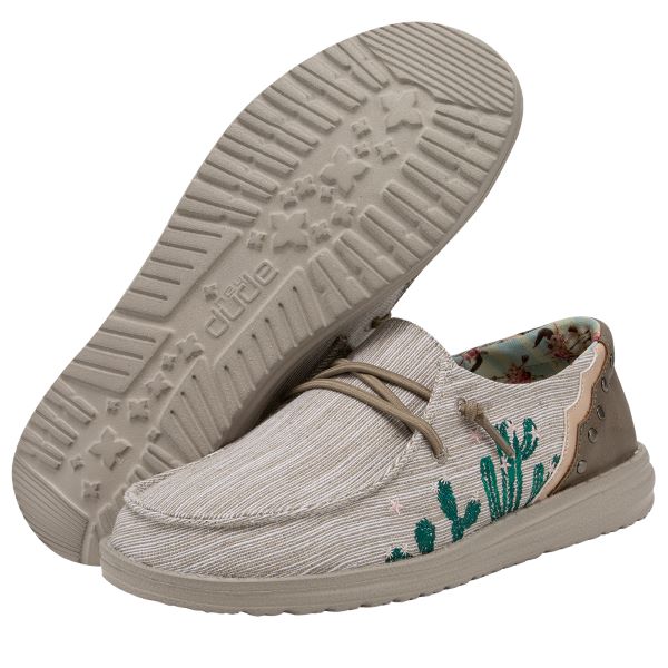 Hey Dude Rodeo Cactus Wendy Western Womens Casual Shoes 122138365
