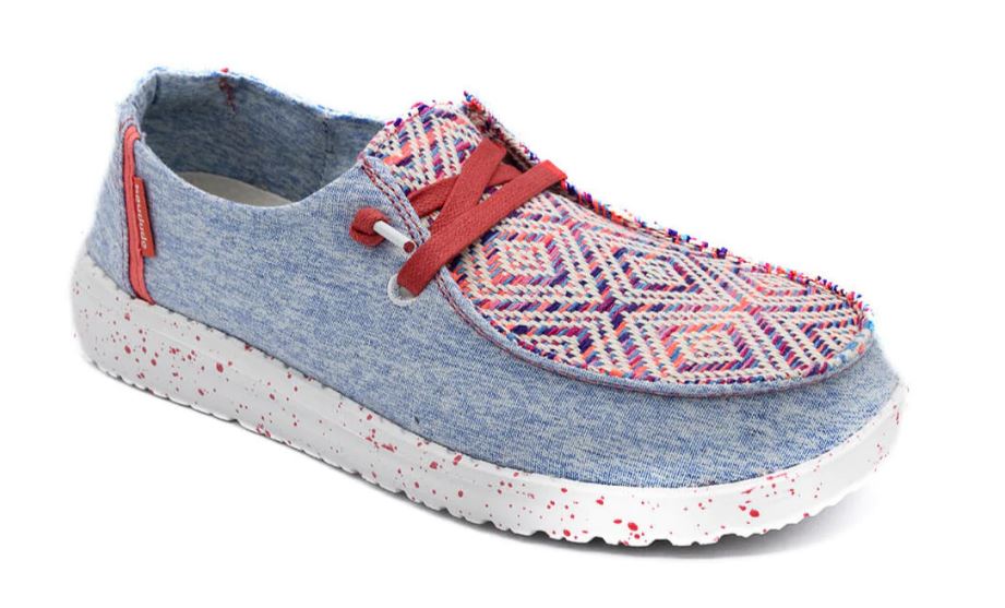 Hey Dude Rojo Playa Fiesta Womens Shoes 121416854