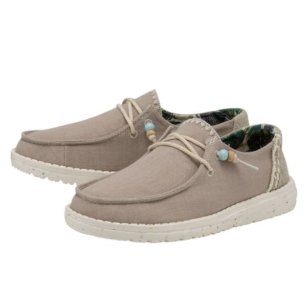 Hey Dude Rose Wendy Natural Womens Casual Shoes 122155005