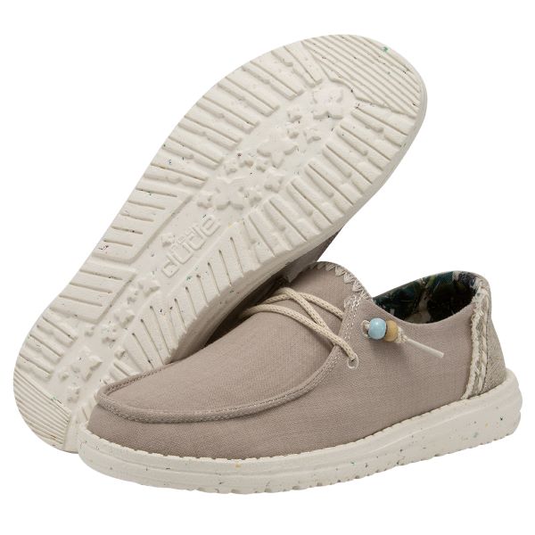 Hey Dude Rose Wendy Natural Womens Casual Shoes 122155005