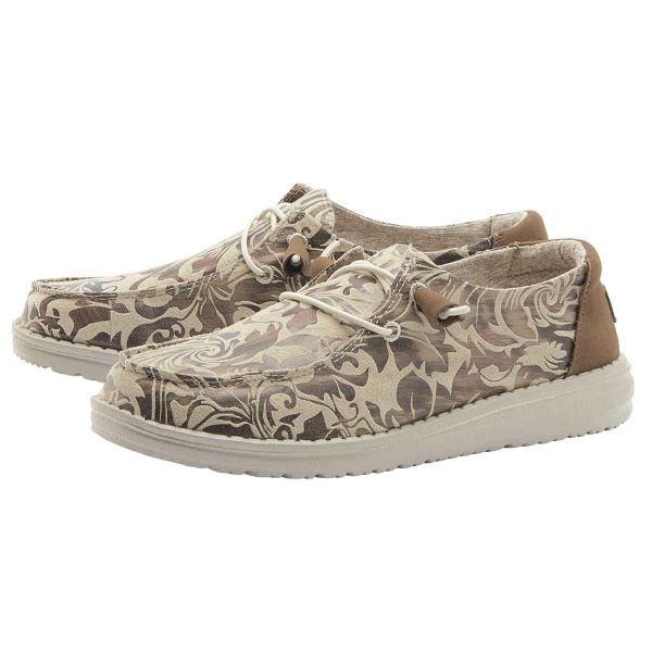 Hey Dude Sand Wendy Ranch Womens Casual Shoes 121410584
