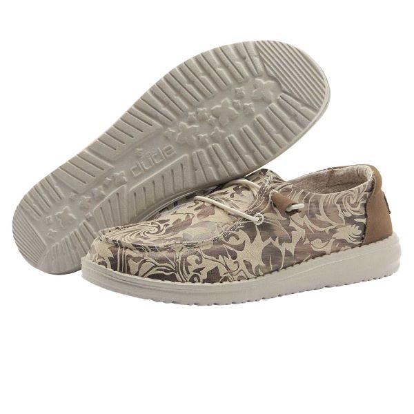 Hey Dude Sand Wendy Ranch Womens Casual Shoes 121410584