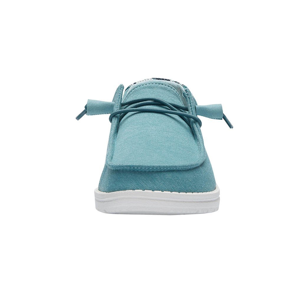 Hey Dude Sea Blue Wendy Stretch Fleece Womens Casual Shoes 121412121