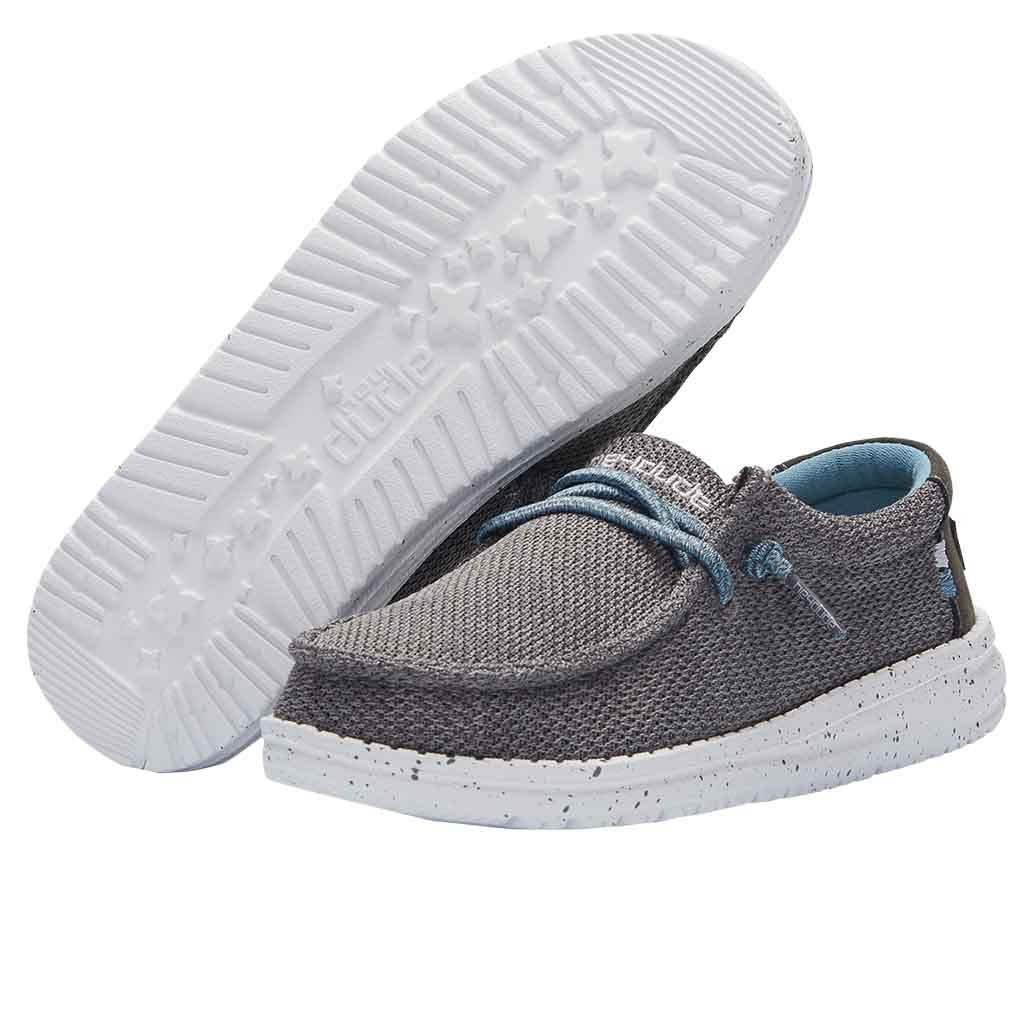 Hey Dude SharkSkin Wally Sox Youth Casual Shoes 130133217