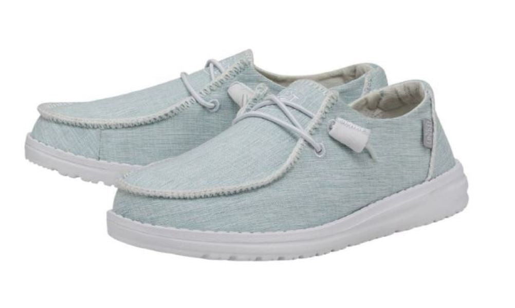 Hey Dude Sky Blue Wendy Boho Stitch Women's Shoes 40057-426