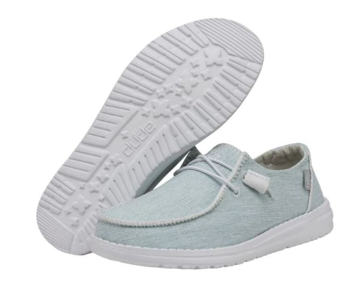 Hey Dude Sky Blue Wendy Boho Stitch Women's Shoes 40057-426