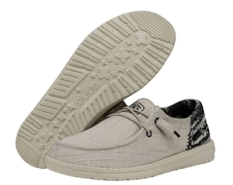 Hey Dude Skyline Wendy Funk Slub Blanket Women's Casual Shoes 40066-1IO