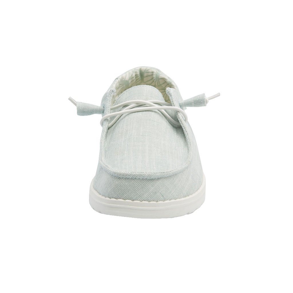 Hey Dude Sparkling Mint Wendy Canvas Ladies Shoes 121418326