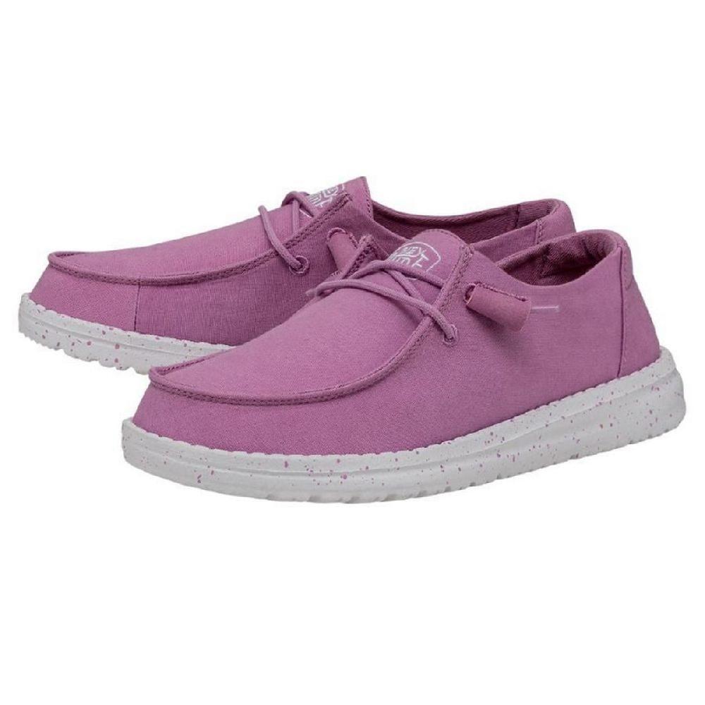 Hey Dude Violet Wendy Slub Canvas Womens Casual Shoes 40063-508