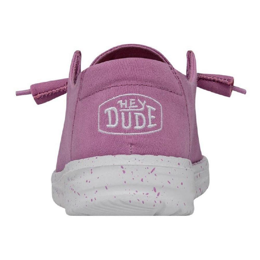 Hey Dude Violet Wendy Slub Canvas Womens Casual Shoes 40063-508