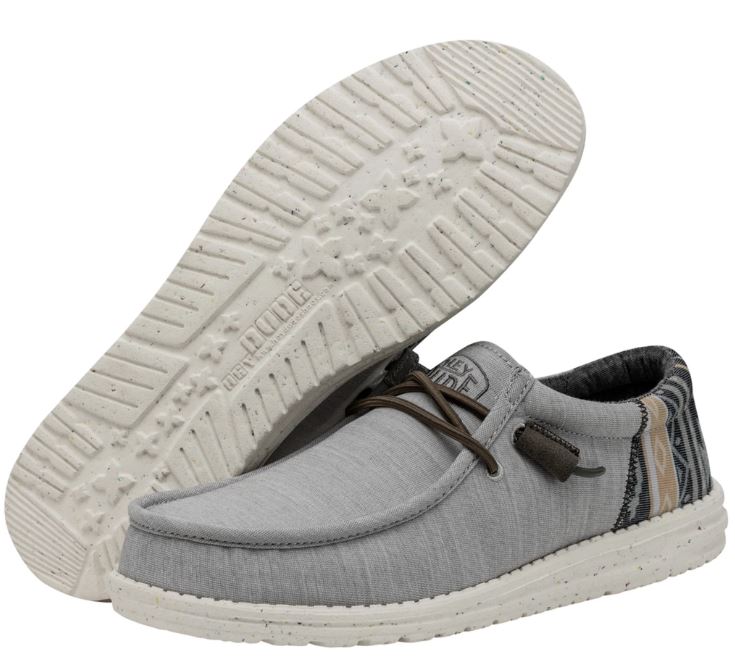 Hey Dude Wally Eco Funk Stone Mens Casual Shoes 40006-270