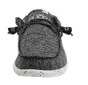 Hey Dude Wally Men's Black White Sox Classic Slip-On Shoe 110354912