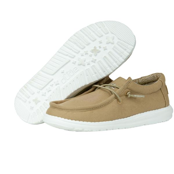 Hey Dude Wally Tan Youth Kids Casual Shoes 130131700