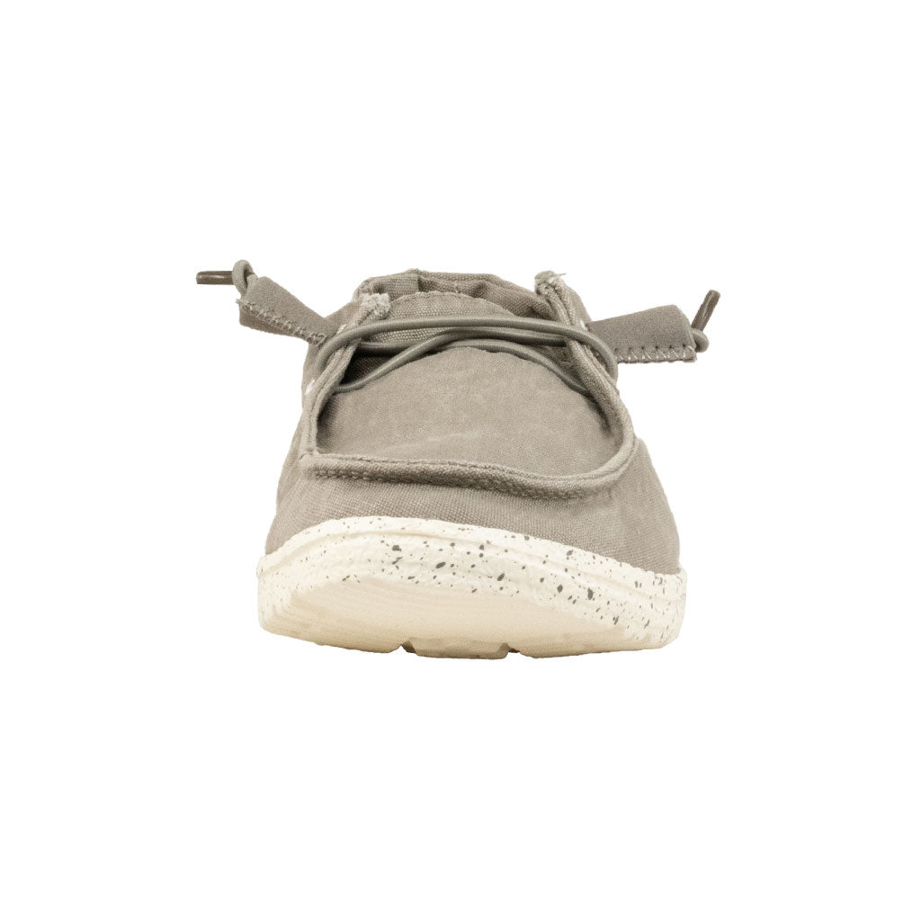 Hey Dude Wendy Grey Canvas Casual Shoes 121413000