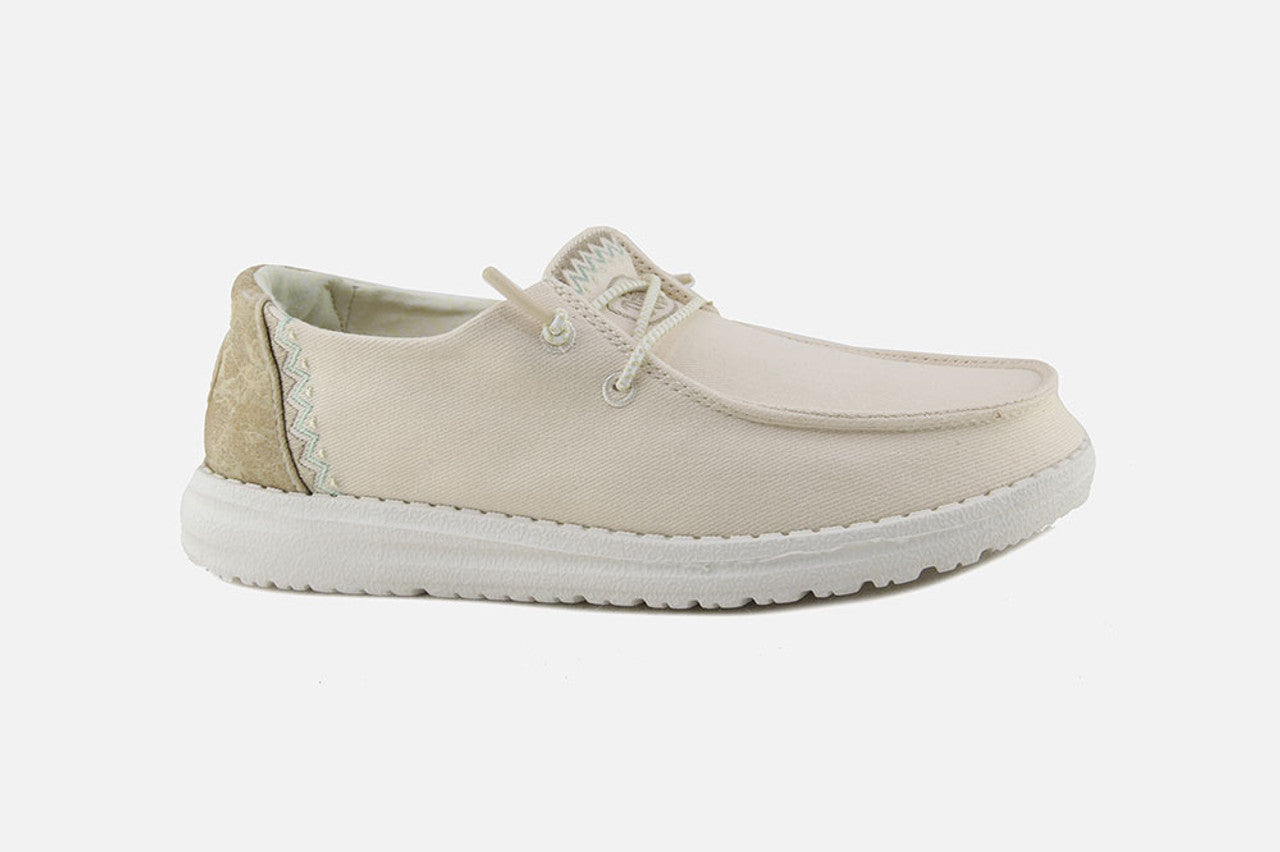 Hey Dude Wendy Tempe Gypsum Womens Casual Shoes 40083-1KX