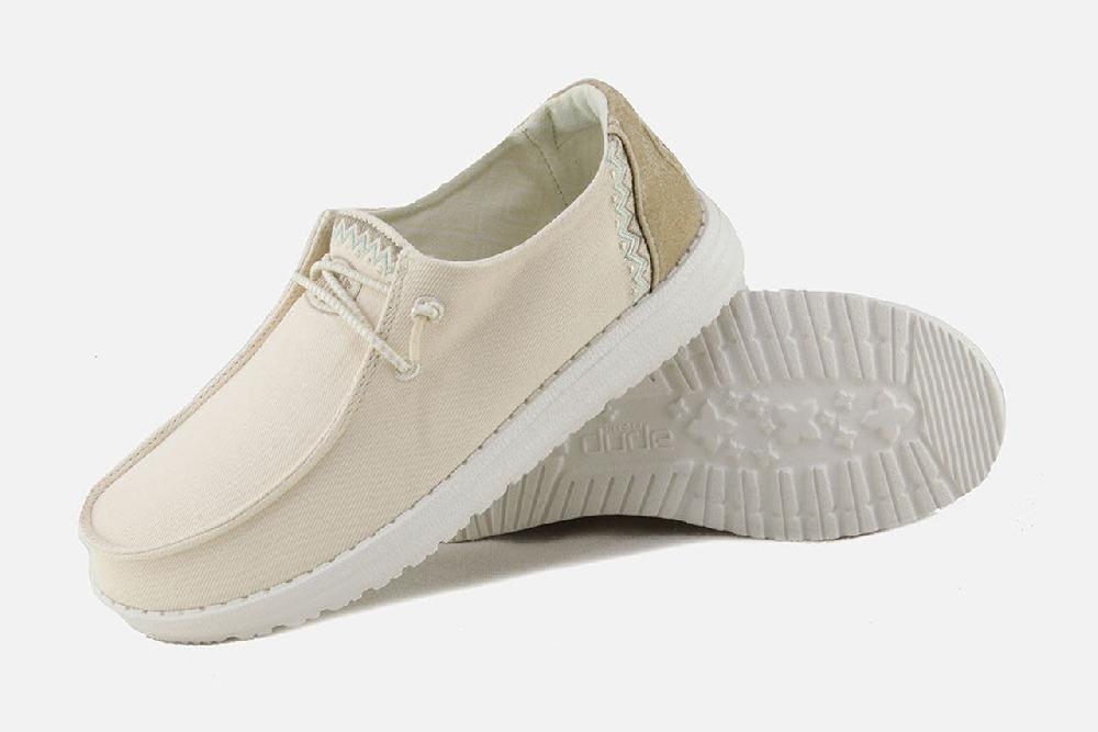 Hey Dude Wendy Tempe Gypsum Womens Casual Shoes 40083-1KX