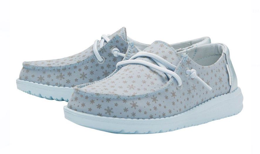 Hey Dude Wendy Youth Ice Princess Casual Shoes 130122678