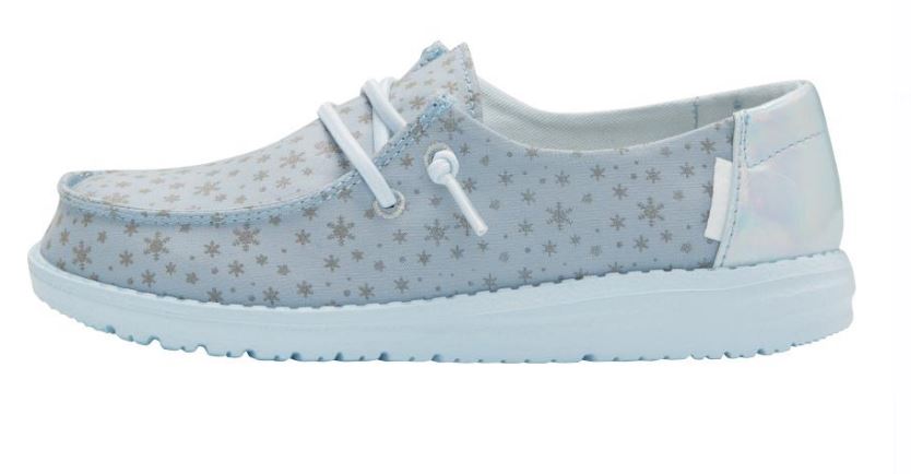 Hey Dude Wendy Youth Ice Princess Casual Shoes 130122678