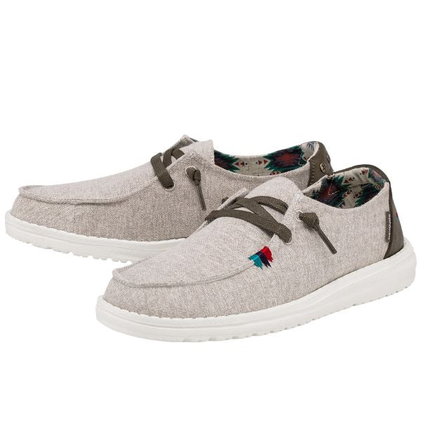 Hey Dude Wheat Aztec Wendy Rodeo Womens Shoes 122139109