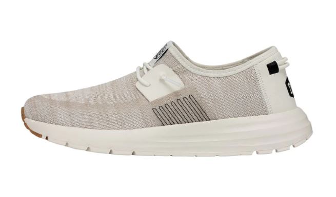 Hey Dude White Sirocco Mens Casual Shoes 40140-100