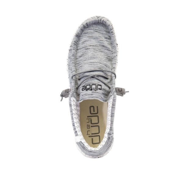 Hey Dude White Wally Stone Men's Casual Shoes 40019-1KA