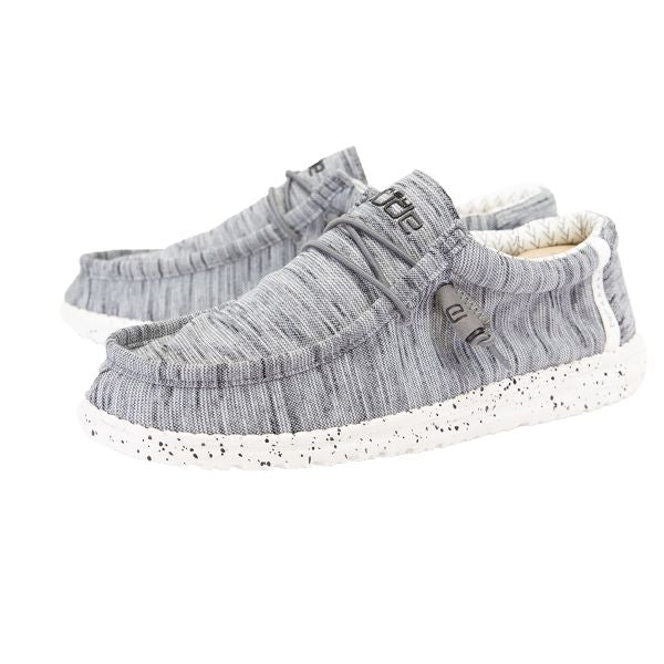 Hey Dude White Wally Stone Men's Casual Shoes 40019-1KA