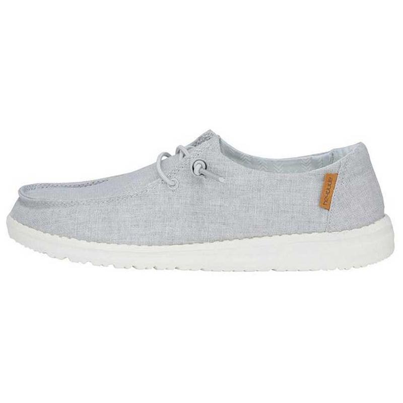 Hey Dude Women's Wendy Linen Chambray Light Grey 121413058