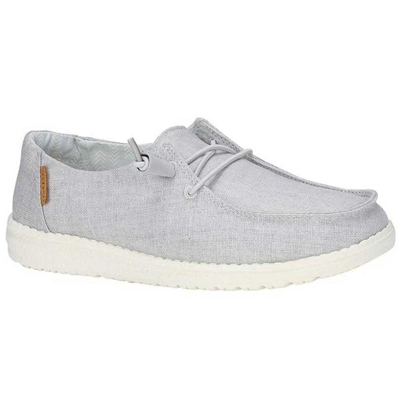Hey Dude Women's Wendy Linen Chambray Light Grey 121413058