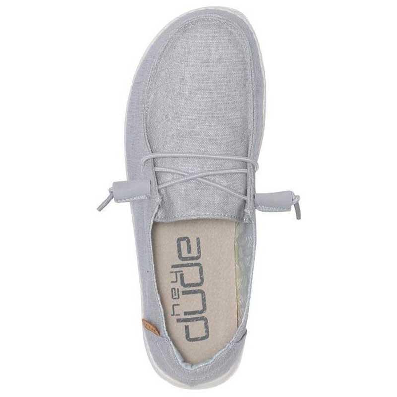 Hey Dude Women's Wendy Linen Chambray Light Grey 121413058