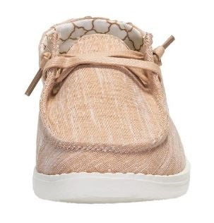 Hey Dude Women's Wendy Sparkling Rose Gold Slip On Shoes 121415016