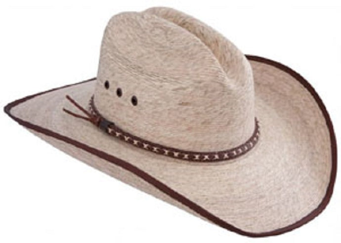 Hicktown #2 Jason Aldean Palm Straw Resistol Mens Western Cowboy Hats