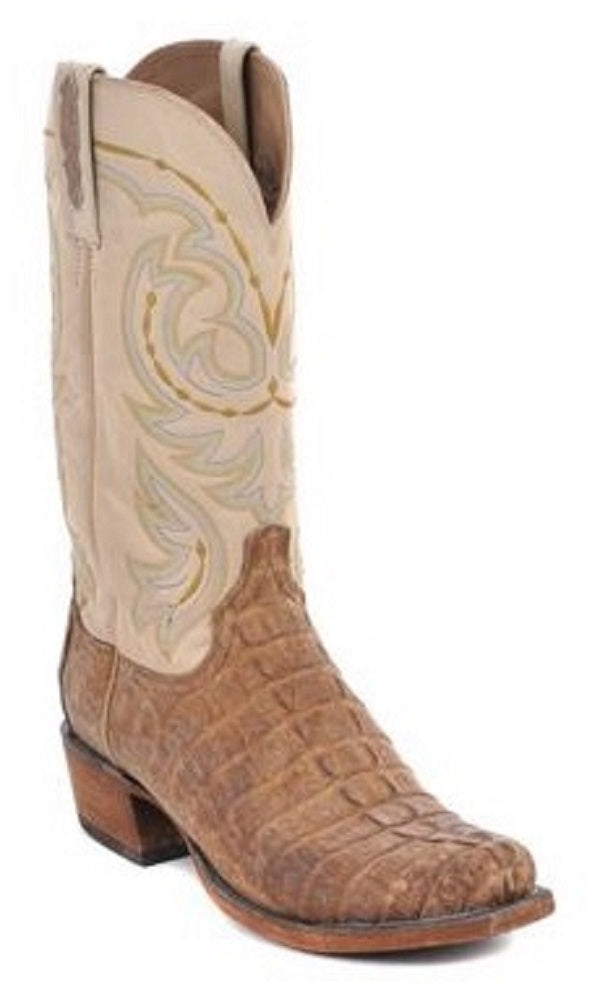 HL1011.73 Stonewash Tan Waxy Caiman Tail Men's Lucchese Boots