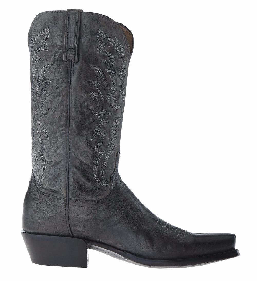 HL1513.73 Stonewash Anthracite Goat Men's Lucchese Western Boots